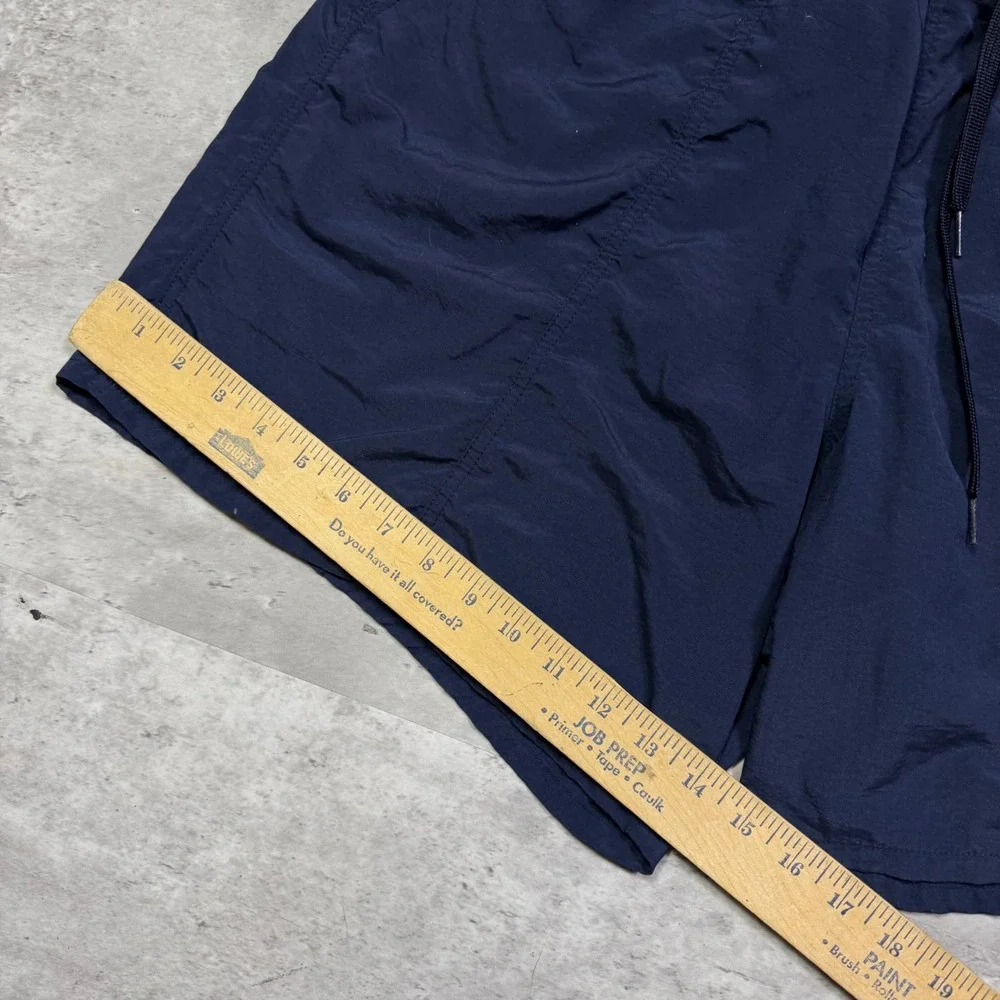 Speedo Mens Navy Blue Swim Trunks Mesh Lined Pockets Drawstring Shorts XL